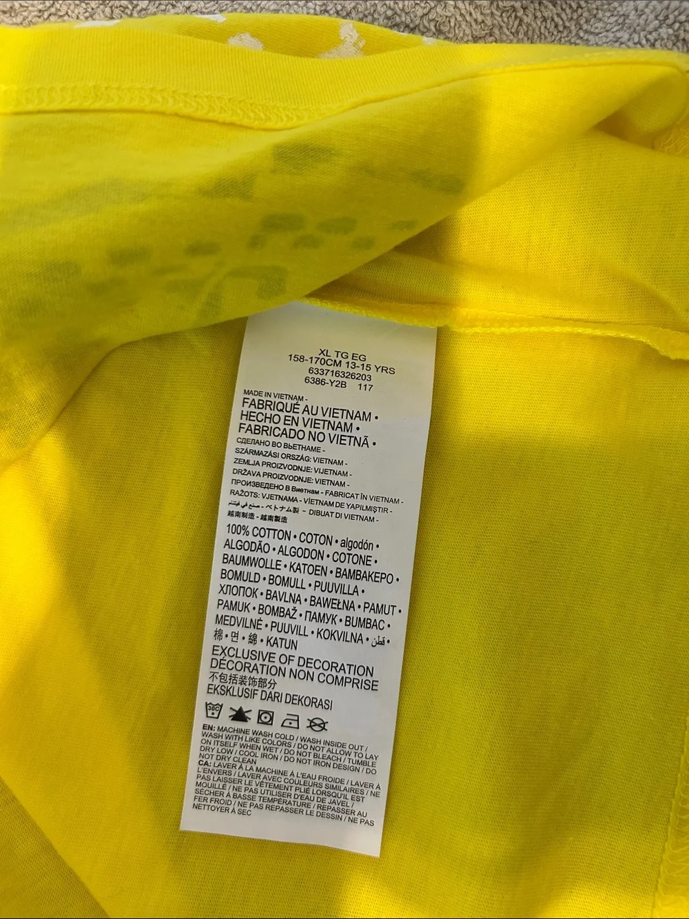 Converse Yellow Short-Sleeve Tee with Chuck All Star Graphic